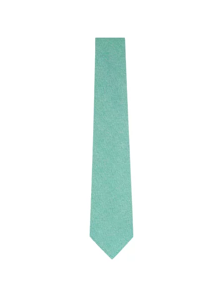 Cravată Kiton de mătase verde