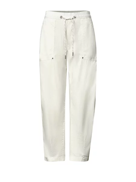 STREET ONE Pantaloni murdar alb