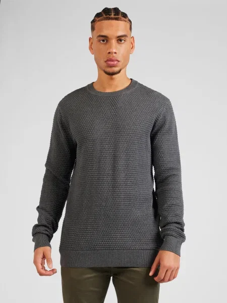 KnowledgeCotton Apparel Pulover Vagn grafit gri