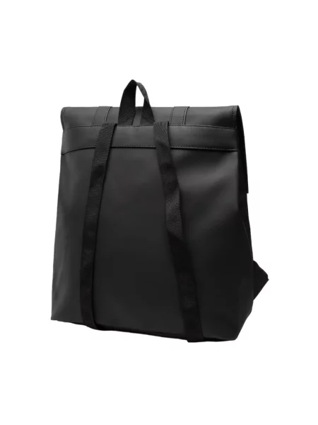 Rains MSN Bag Black Unisex Plecaki i torby Rains Size: One size czarny