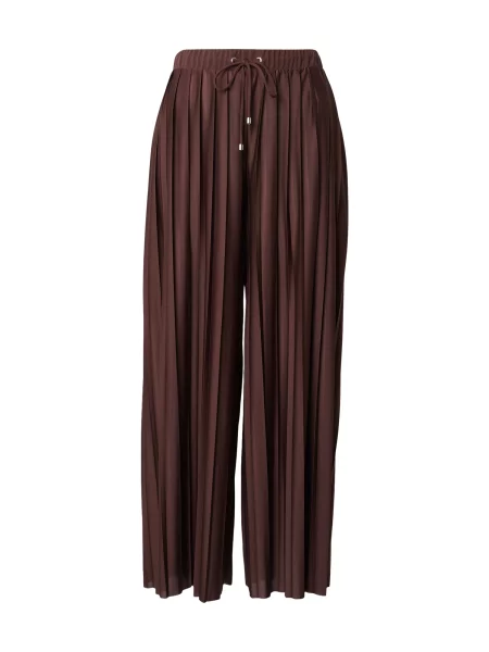 ABOUT YOU Pantaloni Caren bordeaux roșu