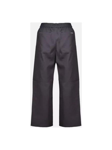 Spodnie cargo Maison Kitsune szare