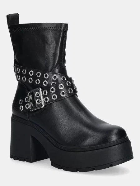 Боти Buffalo Mila Rock Boot с дебел черно