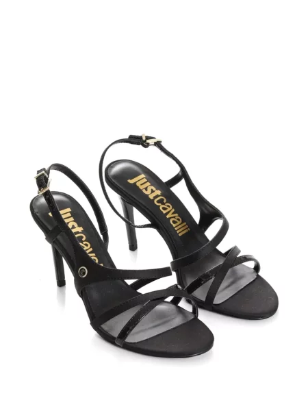 Sandale Just Cavalli cu bretele negru
