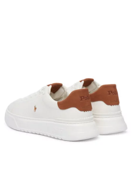 Polo Ralph Lauren Tenisky COURT karamelová bílá