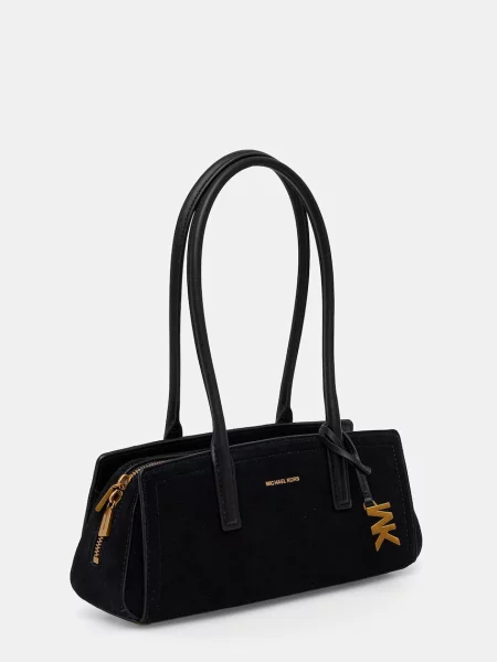Michael Kors Geantă pe umăr Laila | piele întoarsă negru
