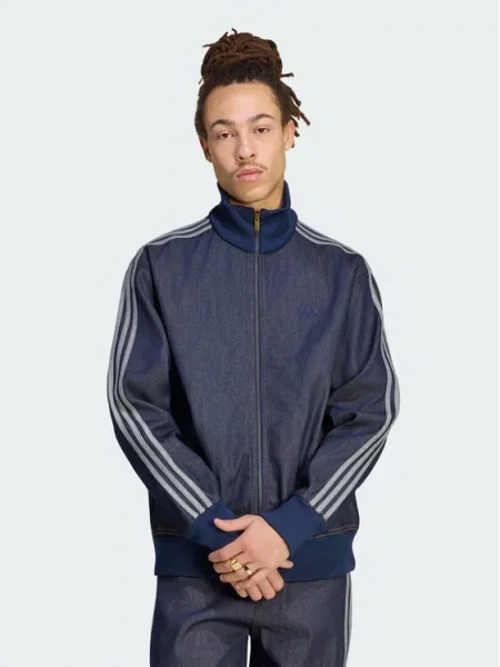 Яке adidas Firebird Adicolor Raw Denim Track Top Jacket Indigo Denim L
