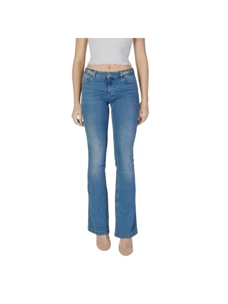 Jeansy dzwony Liu Jo dzwony białe