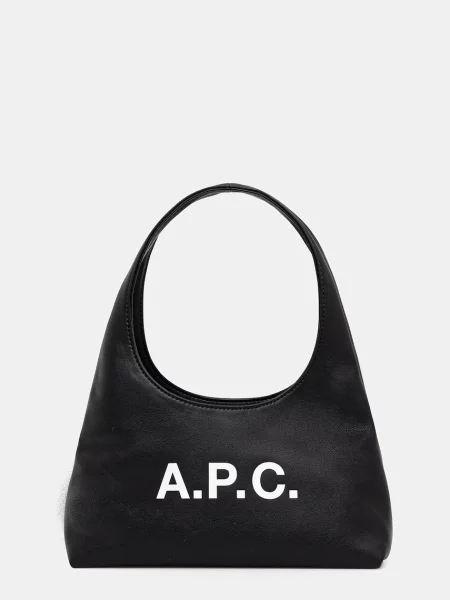 A.P.C. hobo táska női műbőr baby ninon shoulder fekete