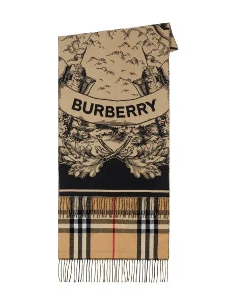 Fular Burberry din cașmir