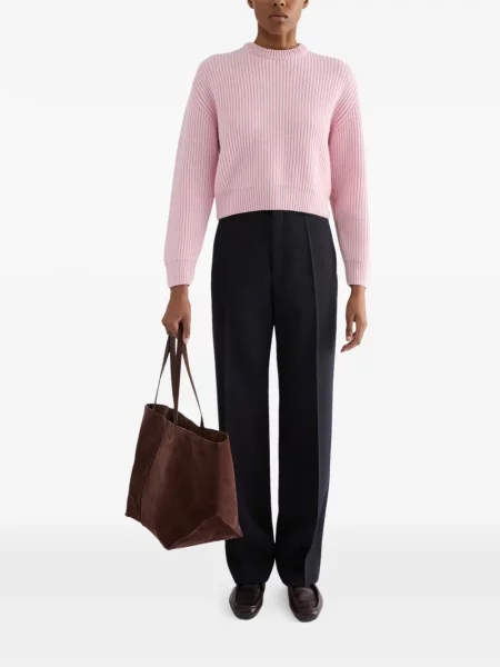 Hanorac Jil Sander tricotate roz