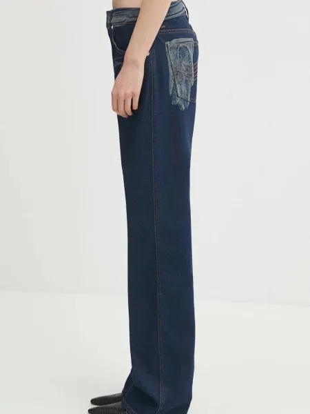 Jean Paul GAULTIER jeans Trompe L'oeil Print