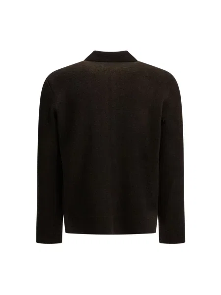 Sweter Tagliatore brązowy