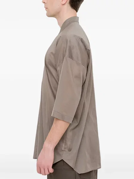 Риза Rick Owens кафяво