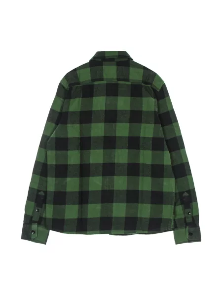 Koszula Dickies z długim rękawem flanelowa zielona