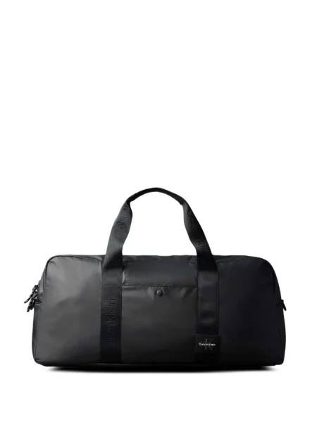 Geantă Calvin Klein cu autograf negru
