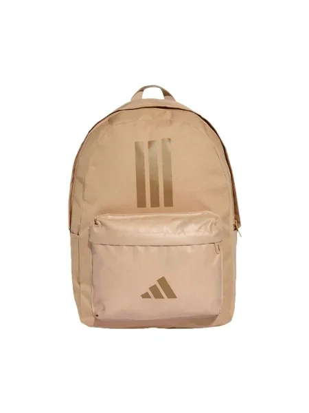 Pruhovaná klasická kabelka Adidas béžová