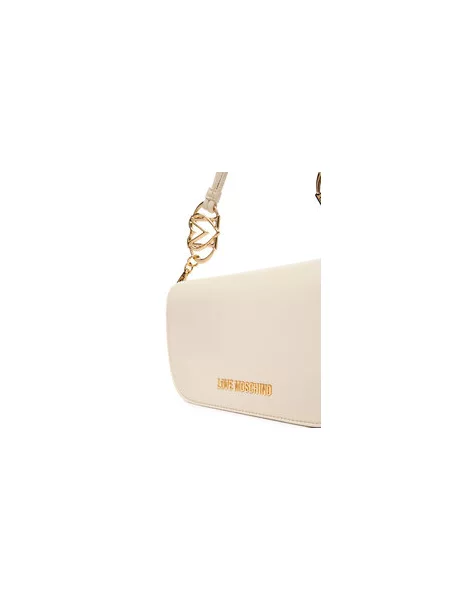 Táska LOVE MOSCHINO bézs