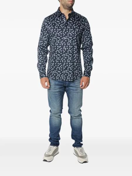 Virágos ing Ted Baker nyomtatás kék