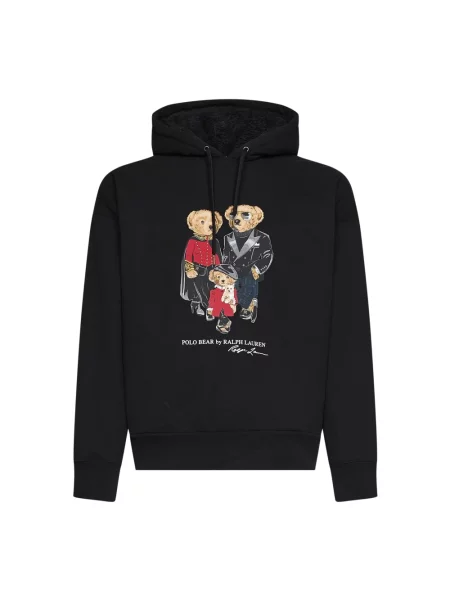 Bluza z kapturem Polo Ralph Lauren z kapturem czarna