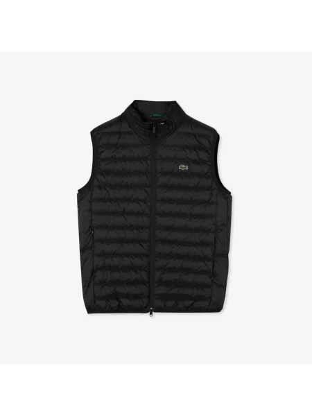 Lacoste Kurtka Ze Stójką Pikowana czarna