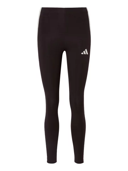 ADIDAS SPORTSWEAR Pantaloni sport Essentials maro închis alb