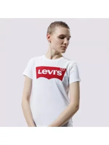 LEVI'S Marškinėliai THE PERFECT TEE NEUTRALS / balkšva raudona