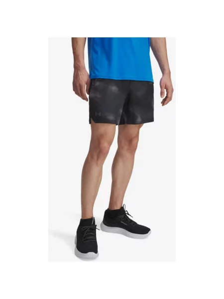 Spodenki Under Armour Vanish Woven Printed S czarne