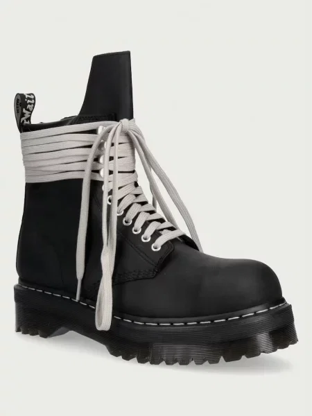 Rick Owens DRKSHDW Rick Owens DRKSHDW x Dr. Martens ghete de drumeție pentru bărbați din piele