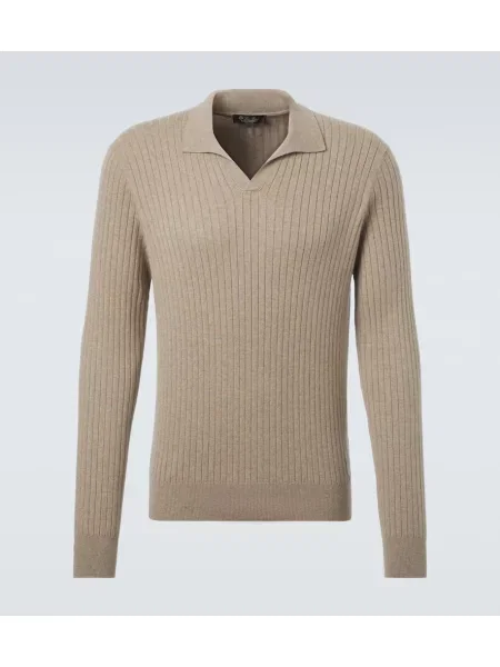 Pulover Loro Piana din cașmir bej