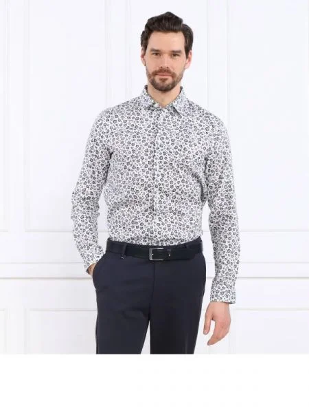 BOSS BLACK De in cămașă Roger_F negru