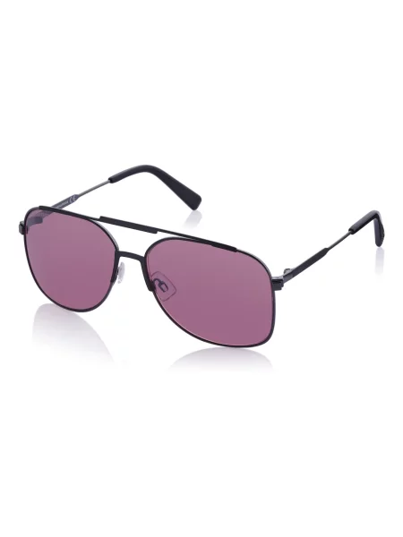 Lniane okulary przeciwsłoneczne Dsquared2 czarne