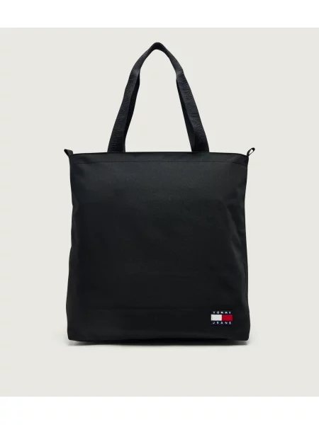 Tommy Jeans Geantă de cumpărături Daily negru