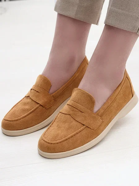 Mokasini Resti iz semiša rjava