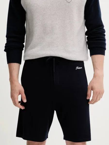 Vlněné šortky FROM FUTURE tmavomodrá