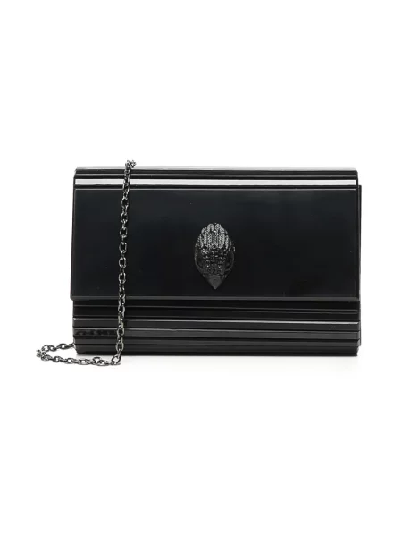 Kurt Geiger Torebki Kobieta ONE SIZE Torba na Ramię z Perspexu z Głową Orła czarny