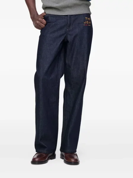 Blugi Marc Jacobs cu broderie albastru