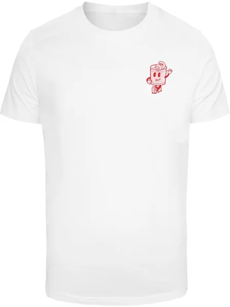 Mister Tee Tricou Negroni Please roșu alb
