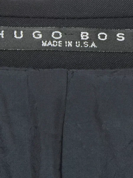 Sacou Boss de lână albastru