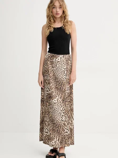 Спідниця Gestuz maxi пряма бежевий