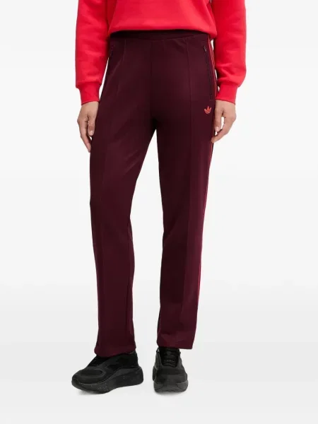 Pantaloni Adidas cu dungi cu autograf alergare albastru
