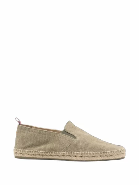 Espadrile Castaner din canvas verde