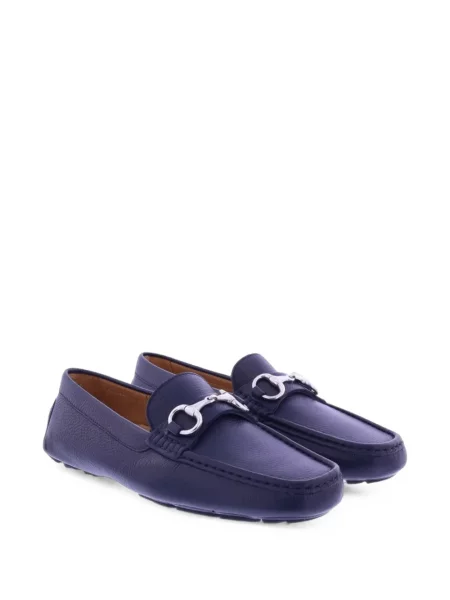 Pantofi loafer Paris Punk din piele albastru