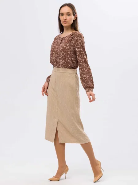 Юбка Cat Orange бежевая