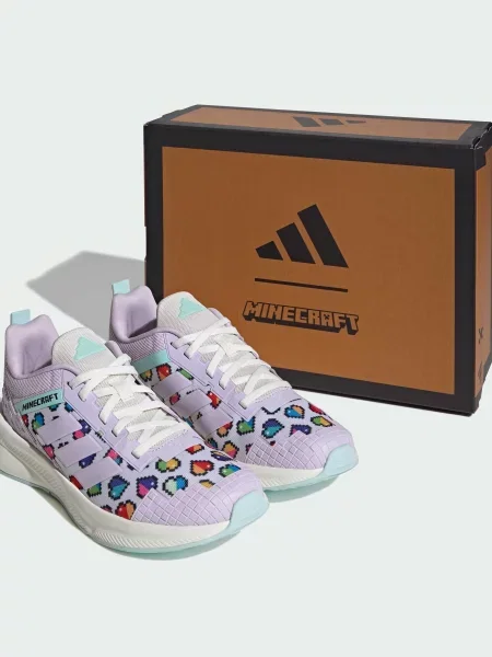 Детские кроссовки Adidas Cloudfoam фиолетовые