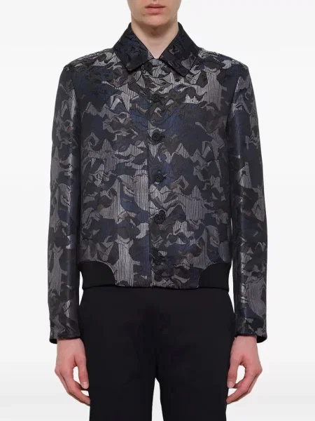 Geacă bomber Kenzo din jacard albastru