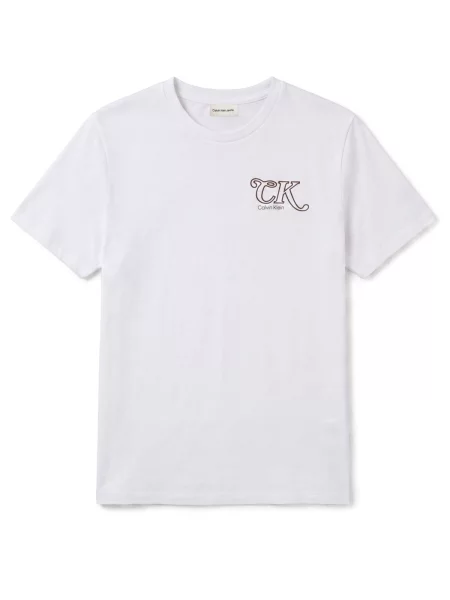 Tričko Calvin Klein Jeans biela
