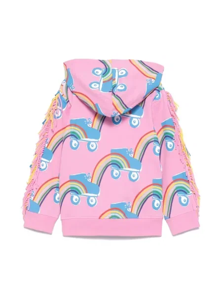 Bluza z kapturem dziecięca Stella Mccartney różowa