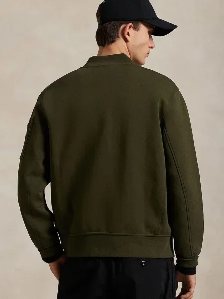 Polo Ralph Lauren mikina na pánska s bavlnou zelená