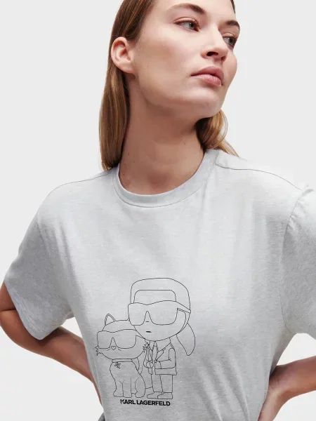 Ночная рубашка Karl Lagerfeld серая